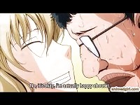 The little hentai blonde and the older man