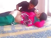 Ghastly green pants come off for fucking