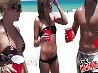 Conquering two sluts in the beach
