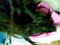 Attractive Indian amateur sucks cock in POV