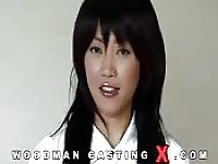 Japanese casting video shows off a lovely Asian slut.