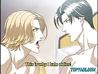 Animated guy-on-guy antics