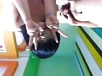 Ein hinreißendes koreanisches Babe
