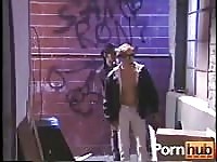Horny men fucking in vintage film