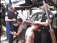 Cops and regular guys in nasty orgy