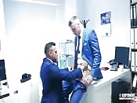 Anal fuck in office.