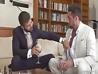 Gay sex in the office