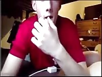 Horny lonely stud flaunting