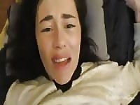 POV con una tía recibiendo hasta el fondo