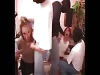 Four thugs bang mother and daughter