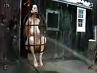 Una troia tettona punita col BDSM